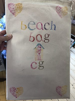 Children’s block printing tote bag workshop - Monday 11th August 10.30-12 - Image 5
