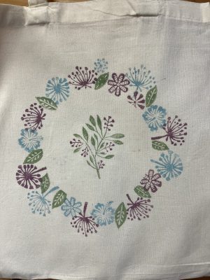 Block print tote bag - Hub on the Heath - Saturday 25th October - 10-12.30 - Image 6