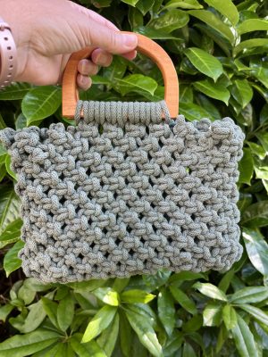 Macrame bag workshop - at the Hut - Sat 18th and 25th October 2-5pm