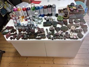 Block printed lampshade - at the Hut - Monday 1st September - 9.30-1.30 - Image 12