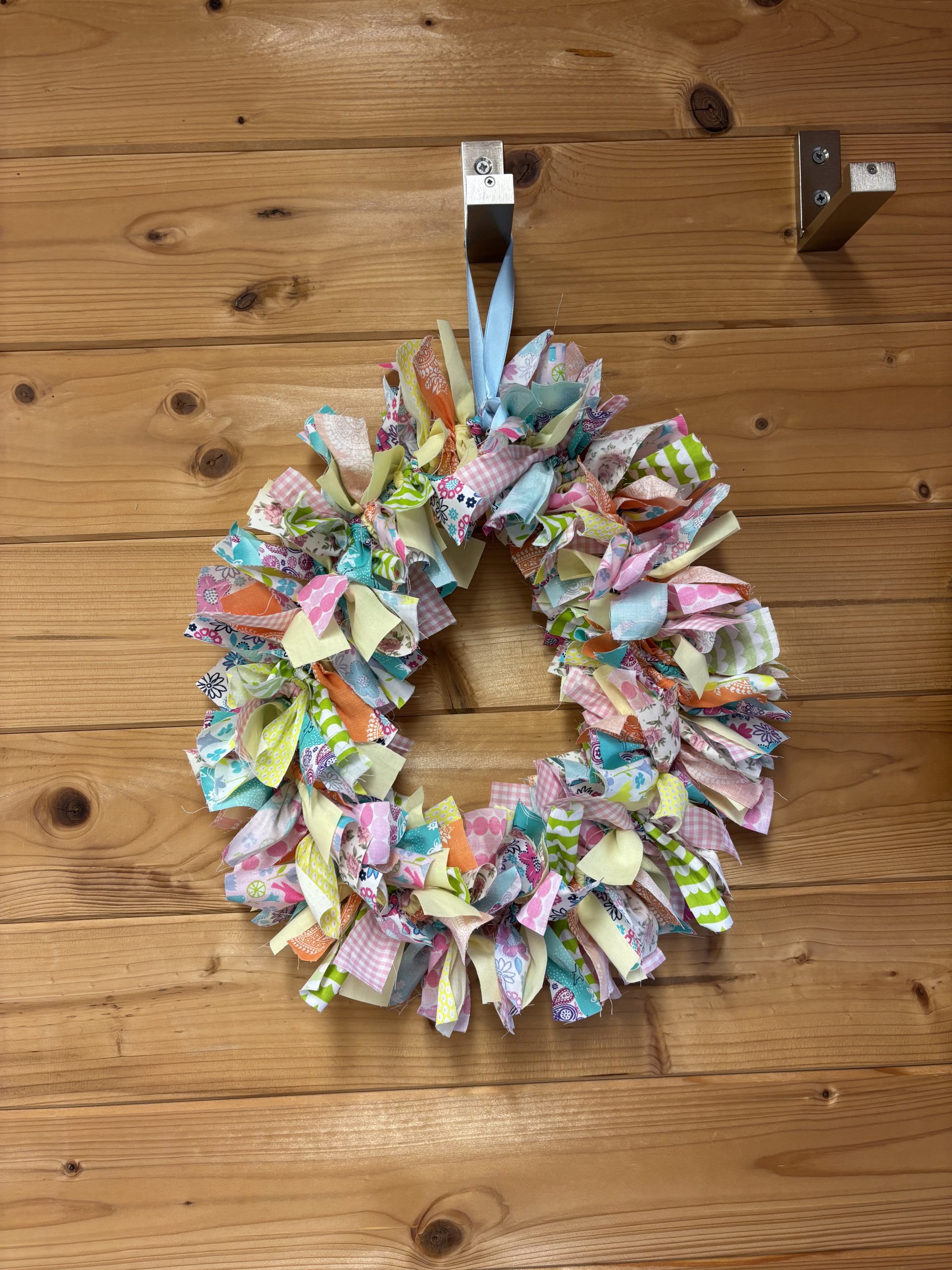 Spring/Easter fabric rag wreath - at The Hub - Saturday 21st March 2-4pm