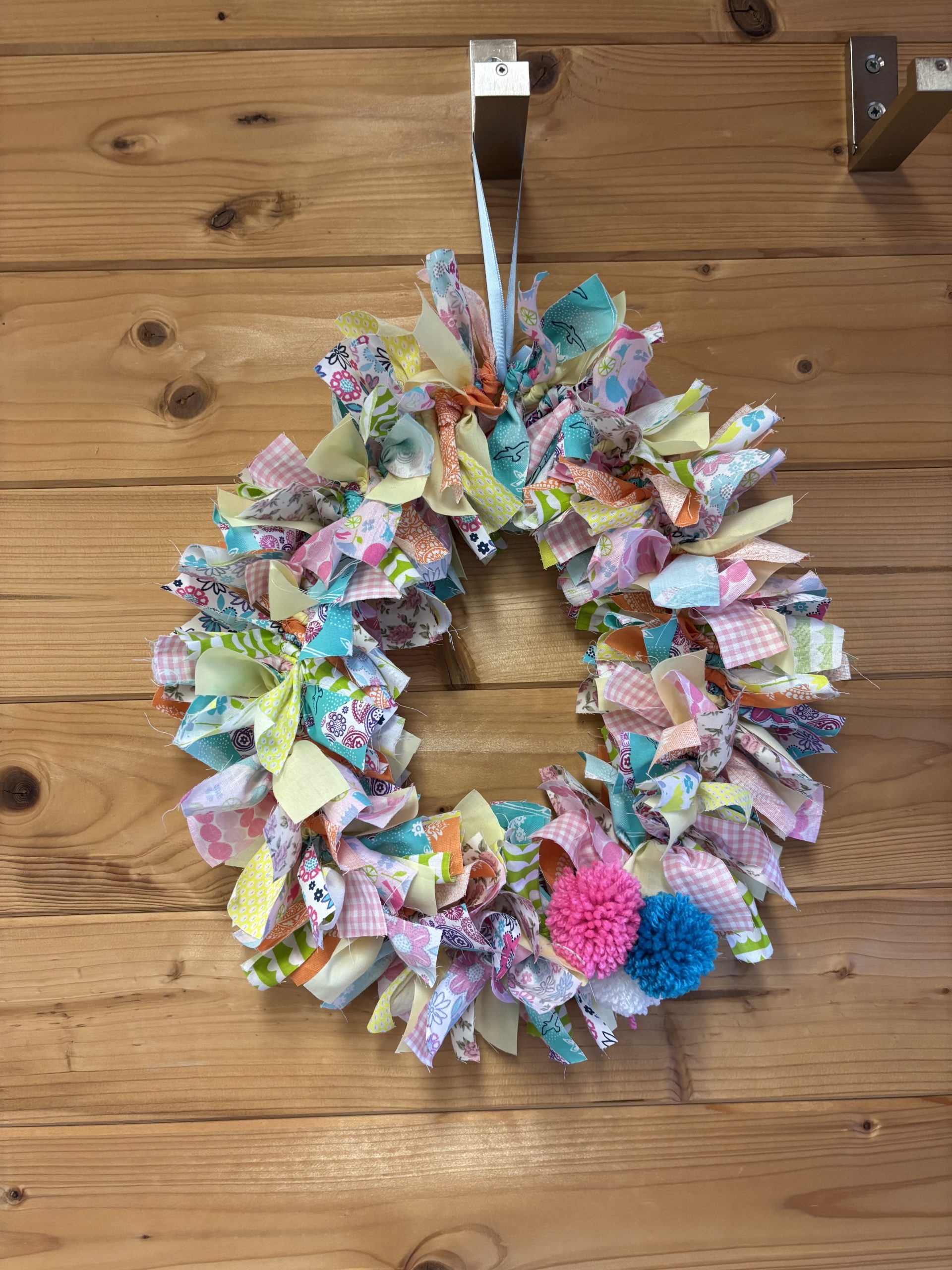 Spring/Easter fabric rag wreath - at The Hub - Saturday 21st March 2-4pm - Image 3